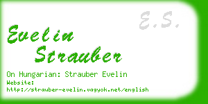 evelin strauber business card